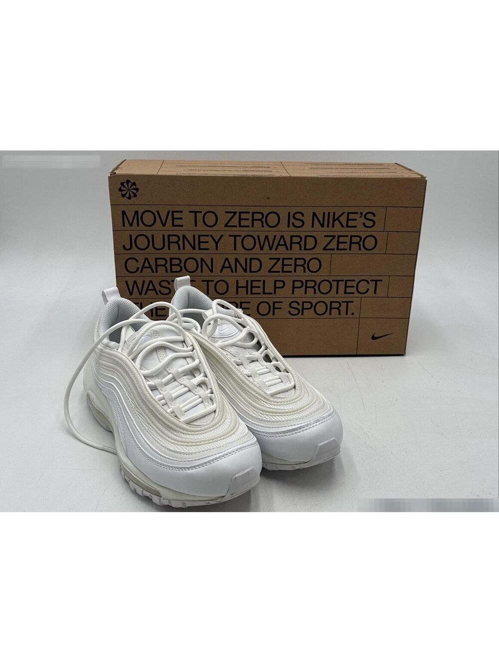 Nike Air Max 97 Next Nature Triple White Women's Sneakers Size 6.5 DH8016-100